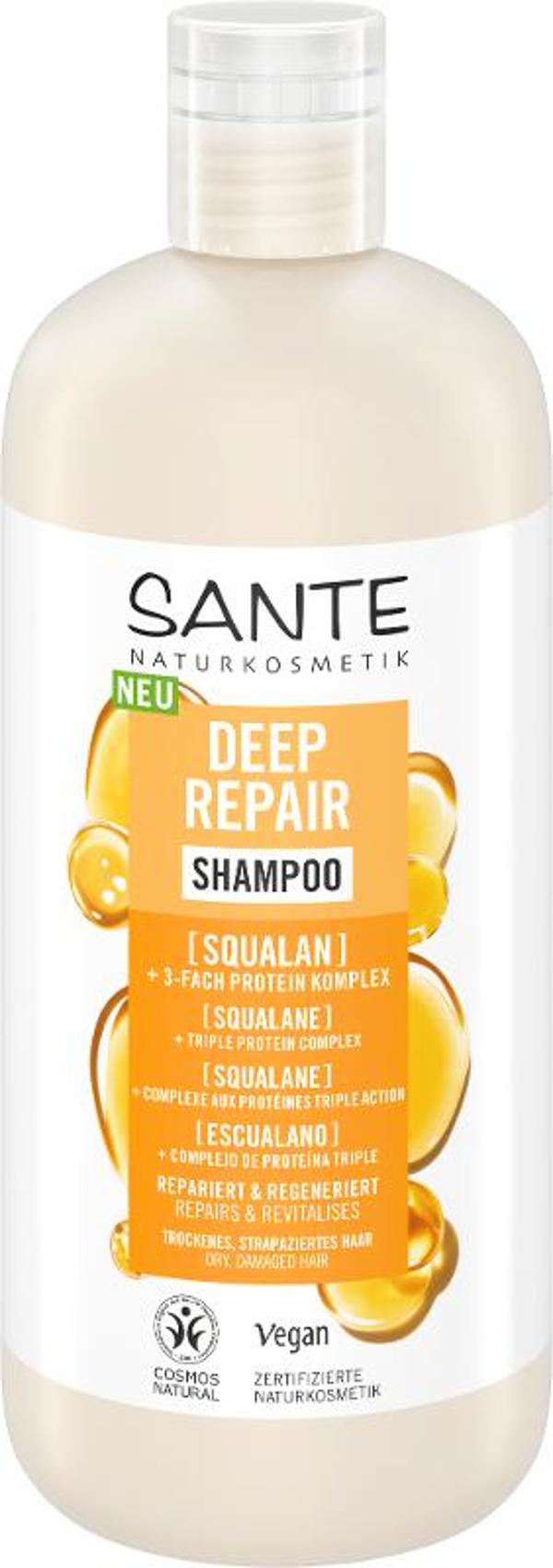 Produktfoto zu Deep Repair Shampoo Squalan 500ml Sante
