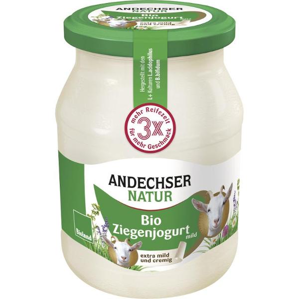 Produktfoto zu VPE Ziegenjoghurt natur 6x500g Andechser