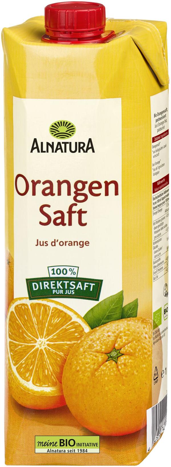 Produktfoto zu Orangensaft 1 l Alnatura