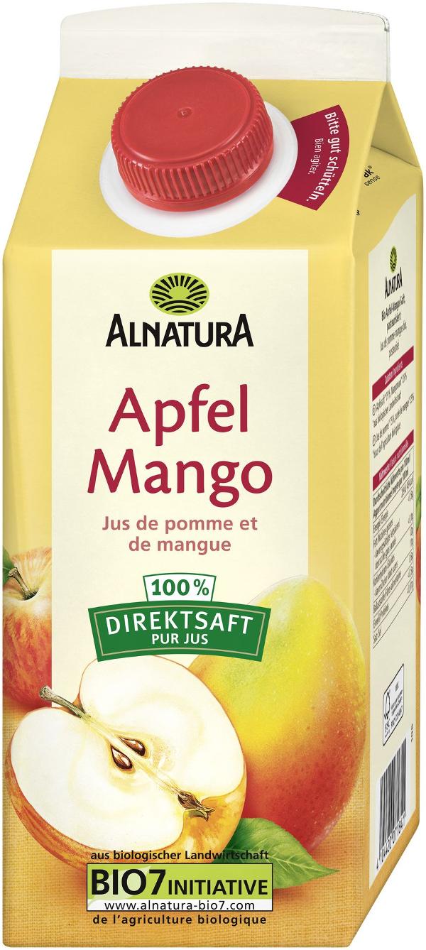 Produktfoto zu Apfel Mango Saft 750 ml Alnatura