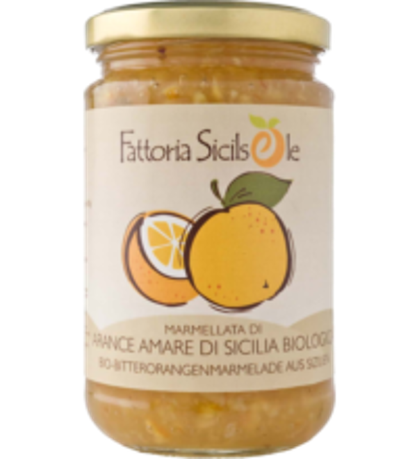 Produktfoto zu Bitterorange Marmelade 370g Fattoria Sicilsole