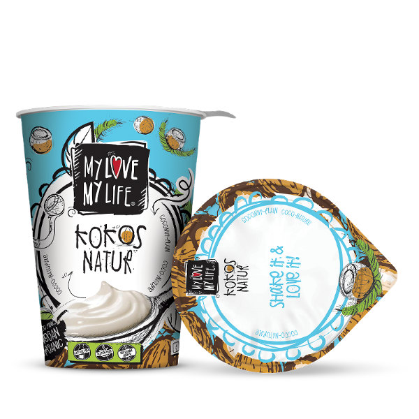 Produktfoto zu VPE Kokos Joghurt Natur ungesüßt 6x400g My Love - My Life