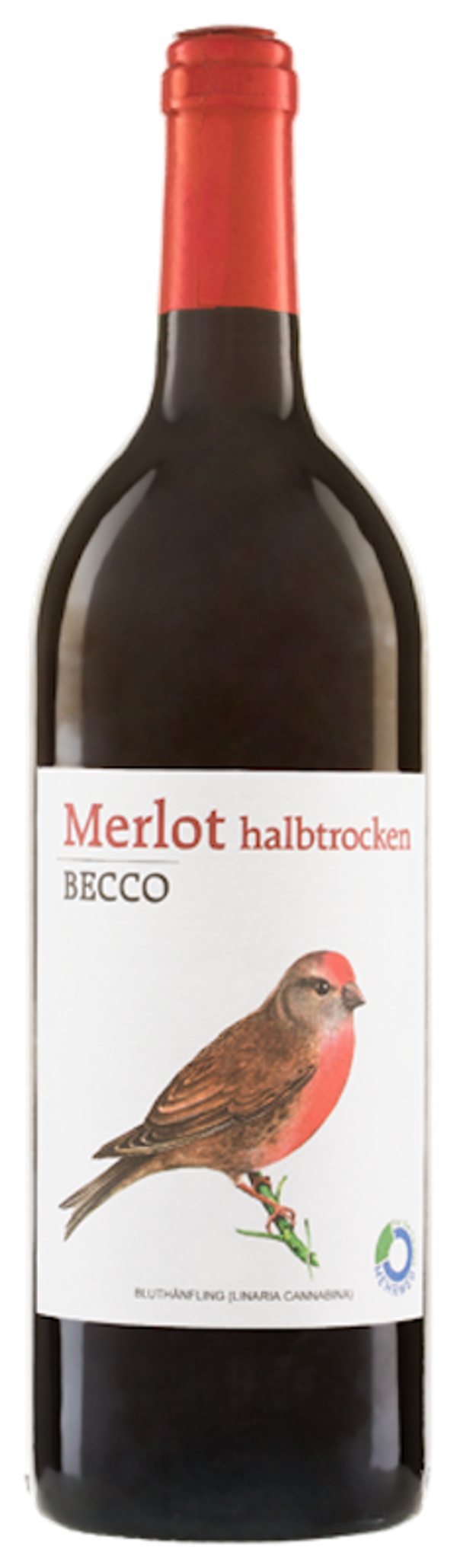 Produktfoto zu VPE Merlot Becco halbtrocken rot 6x1l Riegel Bioweine