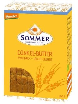 VPE Dinkel Butter Zwieback 6x200g Sommer & Co.
