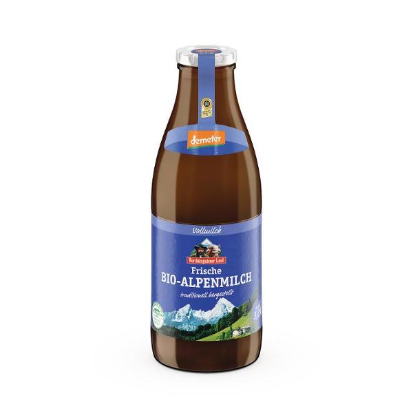 Produktfoto zu VPE Alpenmilch 3,8% 6x1 l Berchtesgadener Land