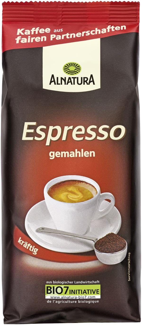 Produktfoto zu Espresso gemahlen 250g Alnatura