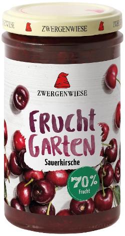 VPE Fruchtgarten Fruchtaufstrich 70% Sauerkirsche 6x225g  Zwergenwiese