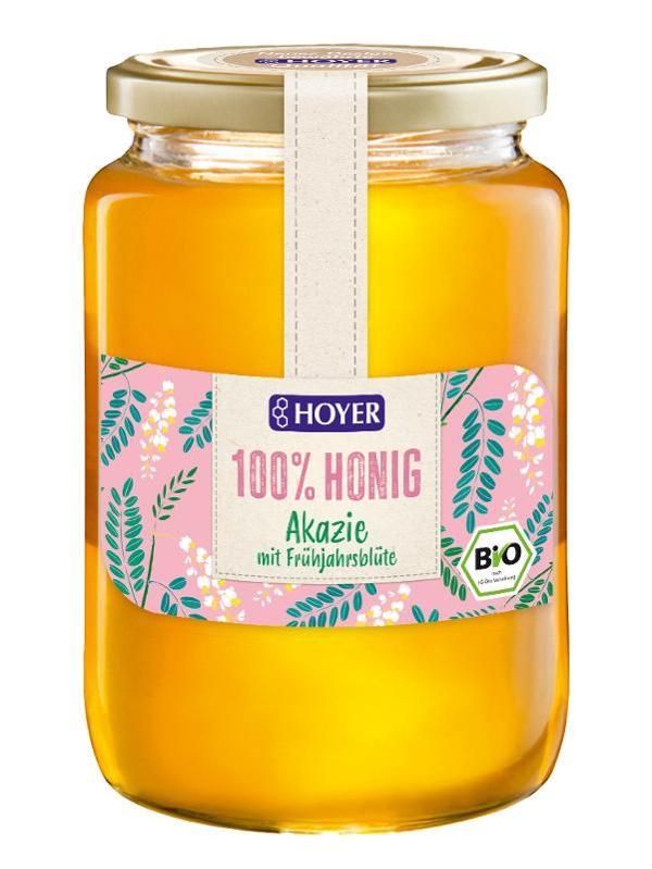 Produktfoto zu Akazienhonig mit Frühjahrsblüte 1 kg Hoyer