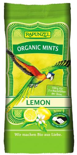 VPE Organic Mints Lemon 8x100g Rapunzel