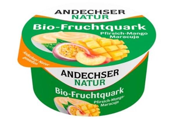 Produktfoto zu VPE Fruchtquark Pfirsich-Mango-Maracuja 20% 6x150g Andechser