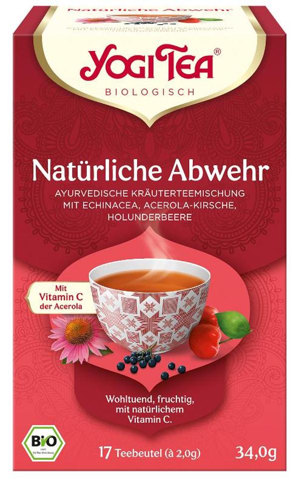 Produktfoto zu Kräutertee Natürliche Abwehr 17x34g Yogi Tea