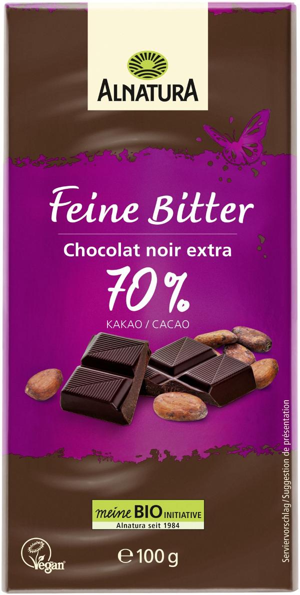 Produktfoto zu Feine Bitter Schokolade 100g Alnatura