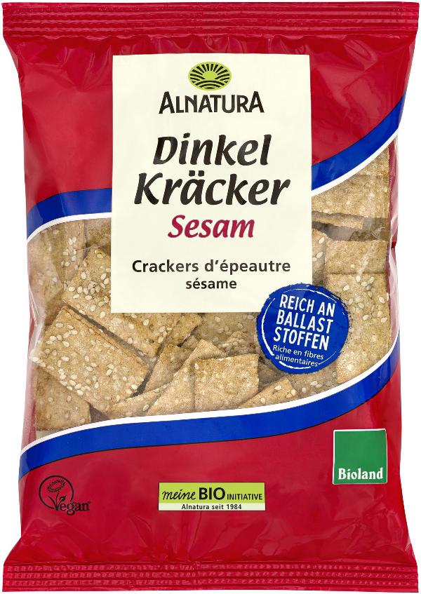 Produktfoto zu Dinkel Kräcker Sesam 175g ALN