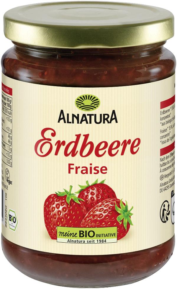 Produktfoto zu Fruchtaufstrich Erdbeere 420g ALN