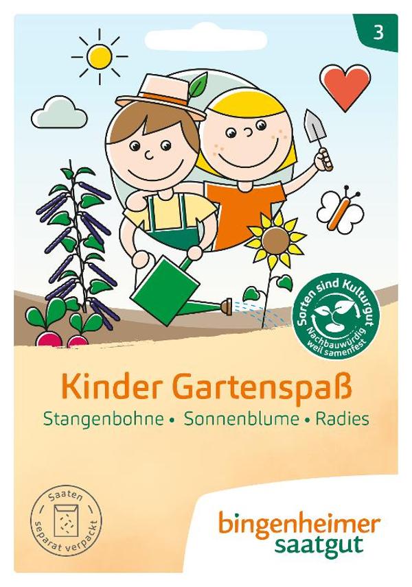 Produktfoto zu Saatgut Kinder Gartenspaß Bingenheimer Saatgut