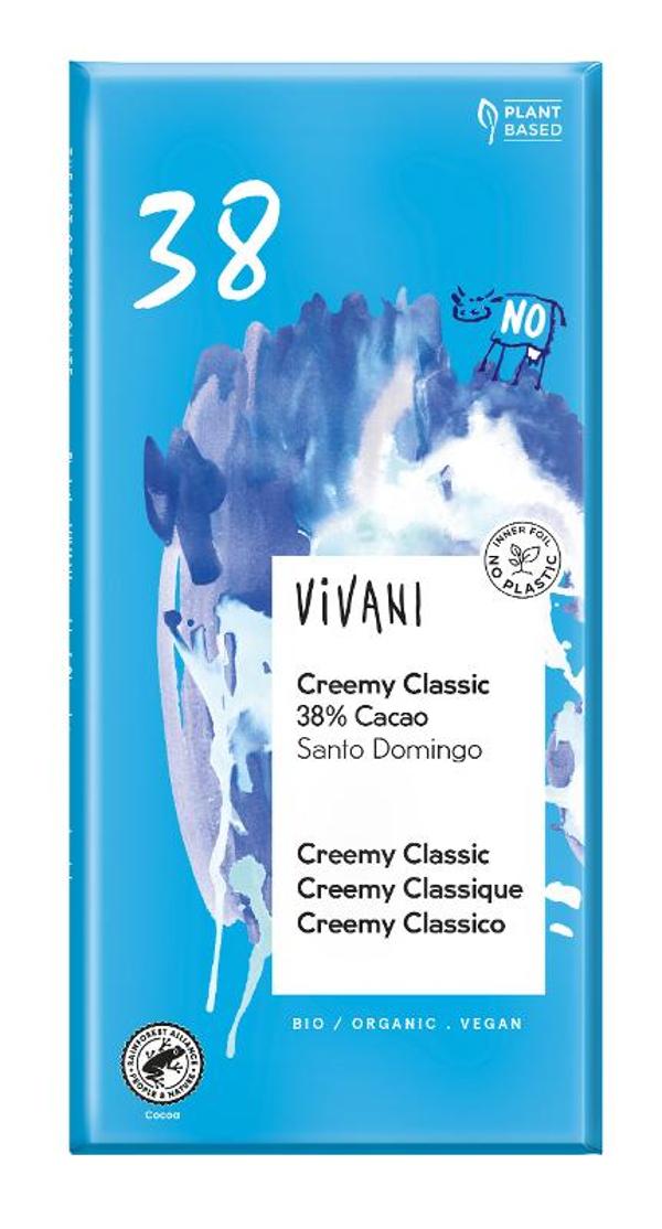 Produktfoto zu Creemy Classic 38% Cacao 80g Vivani