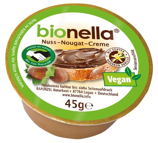 Produktfoto zu Nuss Nougat Creme 45g Bionella