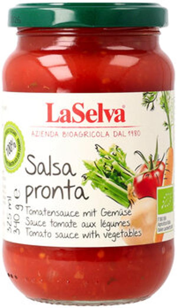 Produktfoto zu Salsa Pronta (Tomatensauce mit Gemüse) 340g LaSelva
