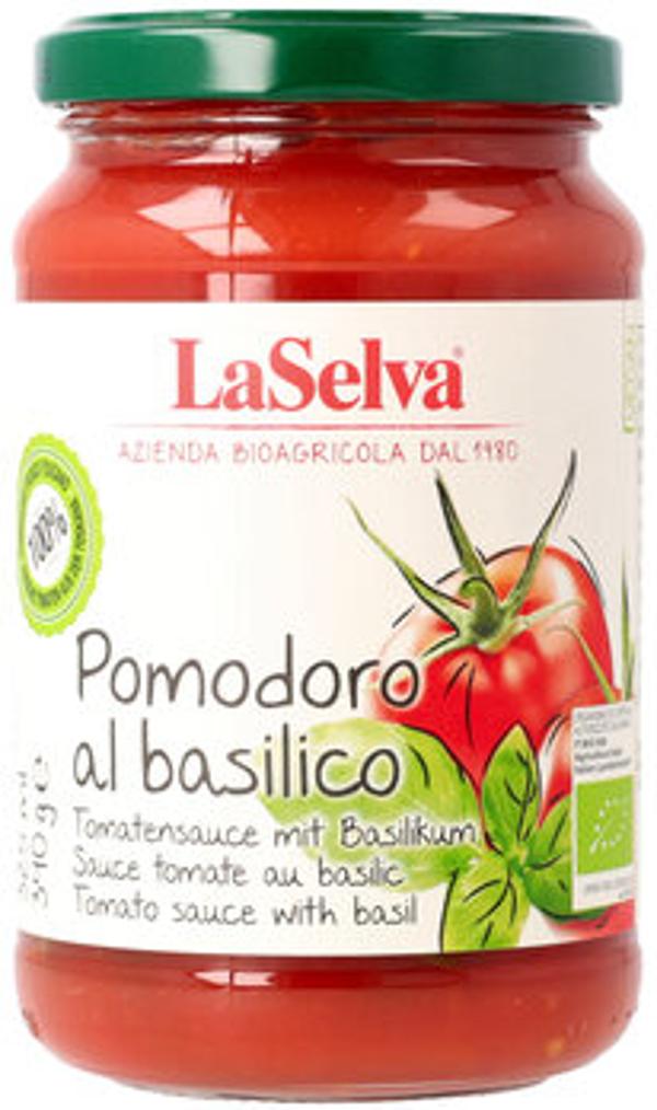 Produktfoto zu Pomodoro al basilico (Tomaten mit Basilikum) 340g LaSelva