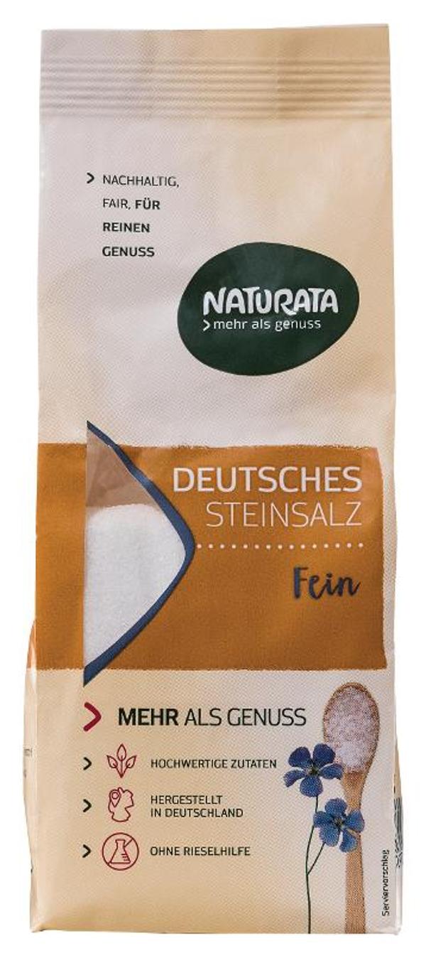 Produktfoto zu Deutsches Steinsalz 500g Naturata