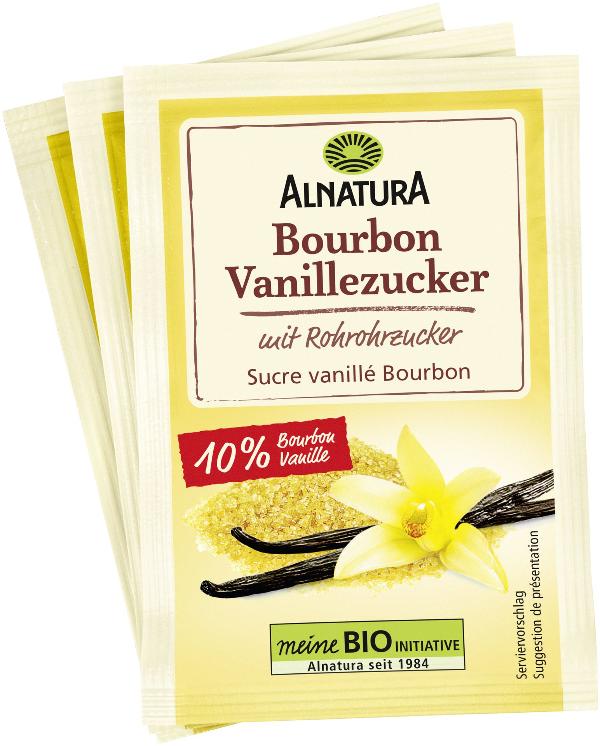 Produktfoto zu Bourbon Vanillezucker (3 Tüten) 24g Alnatura
