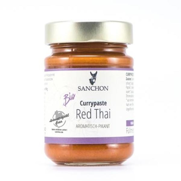 Produktfoto zu Red Thai Curry Paste 190g Sanchon