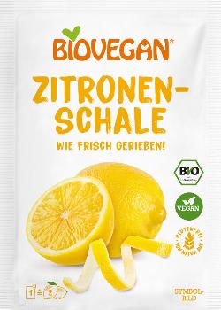 Zitronenschale gerieben 9g BioVegan