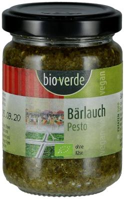 Pesto Bärlauch vegan 125ml bio verde