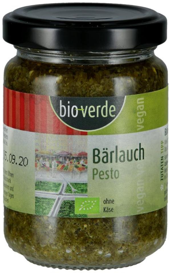 Produktfoto zu Pesto Bärlauch vegan 125ml bio verde