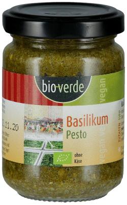 Pesto Basilikum vegan 125ml bio verde
