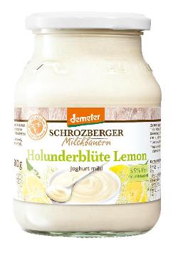 Joghurt Holunderblüte-Lemon 500g Schrozberger Milchbauern