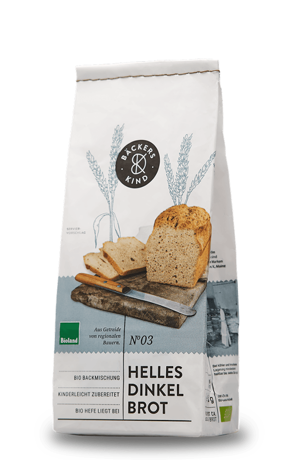 Produktfoto zu Helles Dinkel Brot Bäckerskind Backmischung Bußmann`s Backwerk