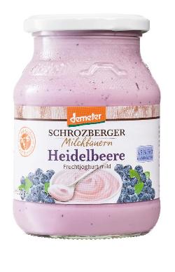 Joghurt Heidelbeere 3,5 % 500g Schrozberger