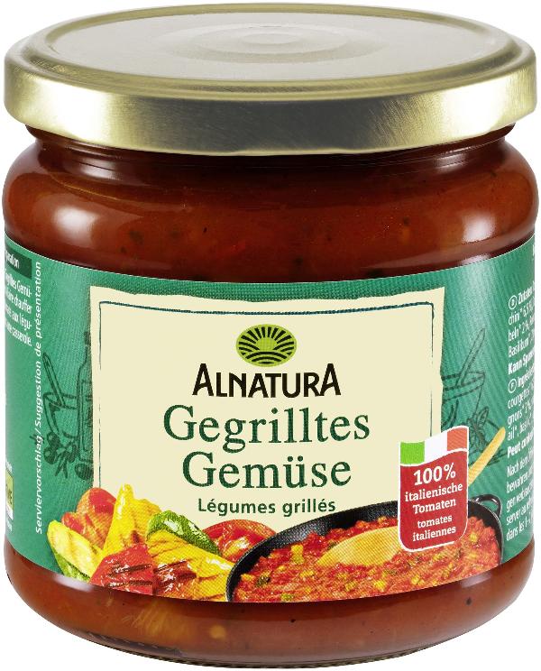 Produktfoto zu Tomatensauce Gegrilltes Gemüse 350 ml Alnatura