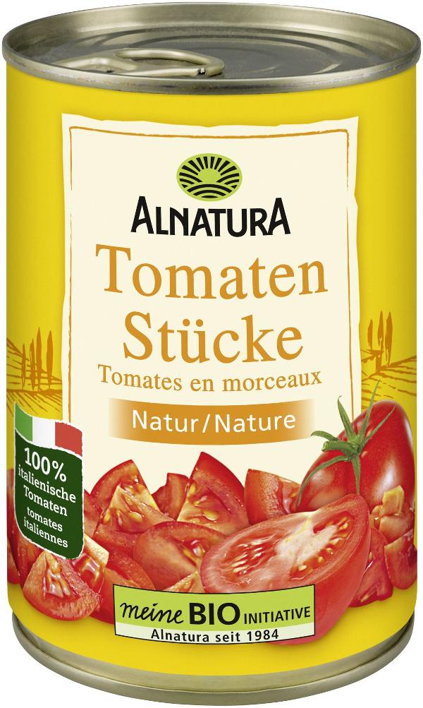 Produktfoto zu Tomatenstücke in der Dose 400g Alnatura