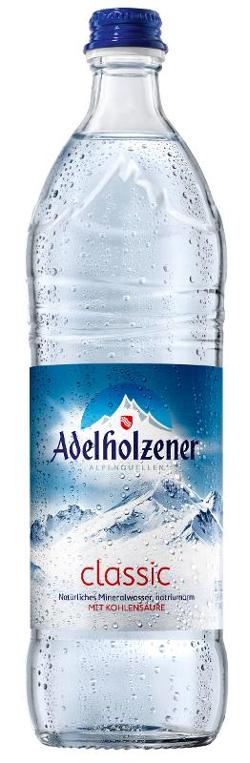 VPE Wasser Classic 12x 0,75 Glas Adelholzener Alpenquelle