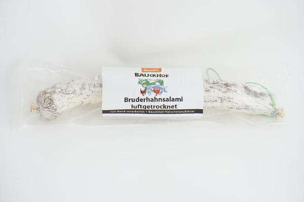 Produktfoto zu Bruderhahn Salami luftgetrocknet 150g Bauckhof