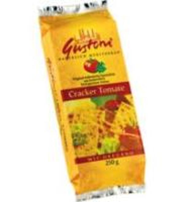 Produktfoto zu Cracker Tomate mit Oregano 250g Gustoni