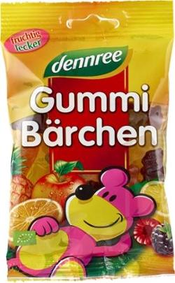 Gummi-Bärchen mit Gelatine 100g dennree