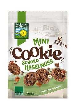 Mini Cookie Schoko Haselnuss 125g Bohlesener Mühle