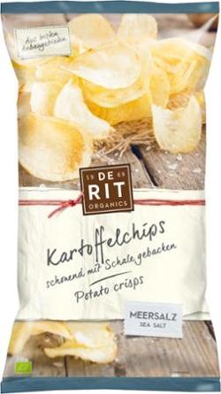 Chips Kartoffelchips Meersalz 125g DeRit