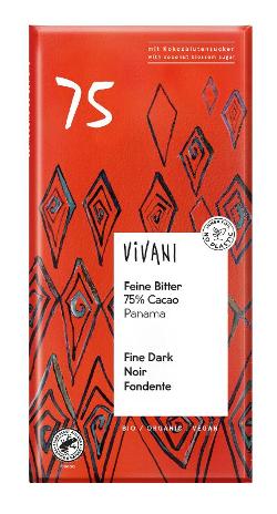 Schokolade Feine Bitter 75% Vivani