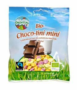 Bio Choco lini mini, Bio-Schokolinsen 100g Ökovital