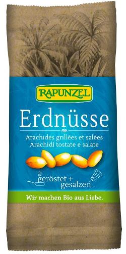 Erdnüsse geröstet & gesalzen 75g Rapunzel