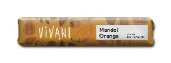 Schokoriegel Mandel Orange 35g Vivani
