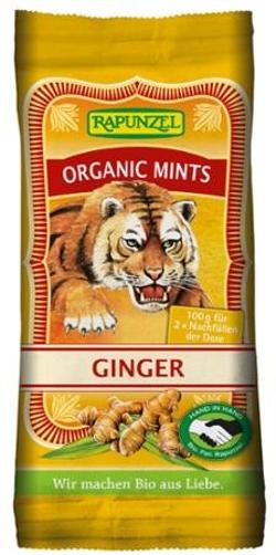 Organic Mints Ginger 100g Rapunzel
