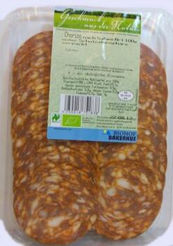 Chorizo Salami Aufschnitt 100g Biohof Bakenhus