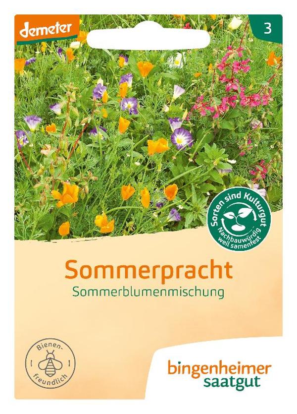 Produktfoto zu Blumenmischung "Sommerpracht" Bingenheimer Saatgut