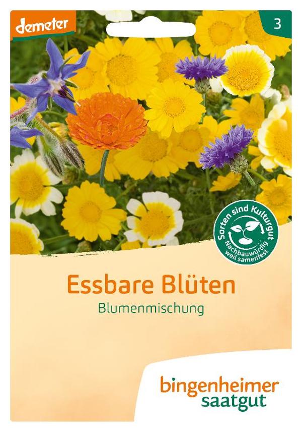 Produktfoto zu Saatgut Essbare Blüten - 2-3m² - Bingenheimer Saatgut