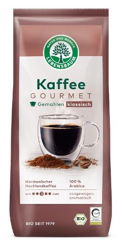 Kaffee Gourmet klassisch filterfein gemahlen 500g Lebensbaum